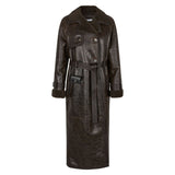 Alexa Trenchcoat — Distressed Brown