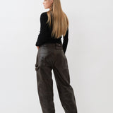 Scarlett Pants — Distressed Brown