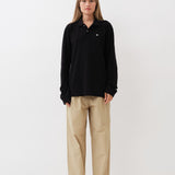 Serena Polo Shirt — Black