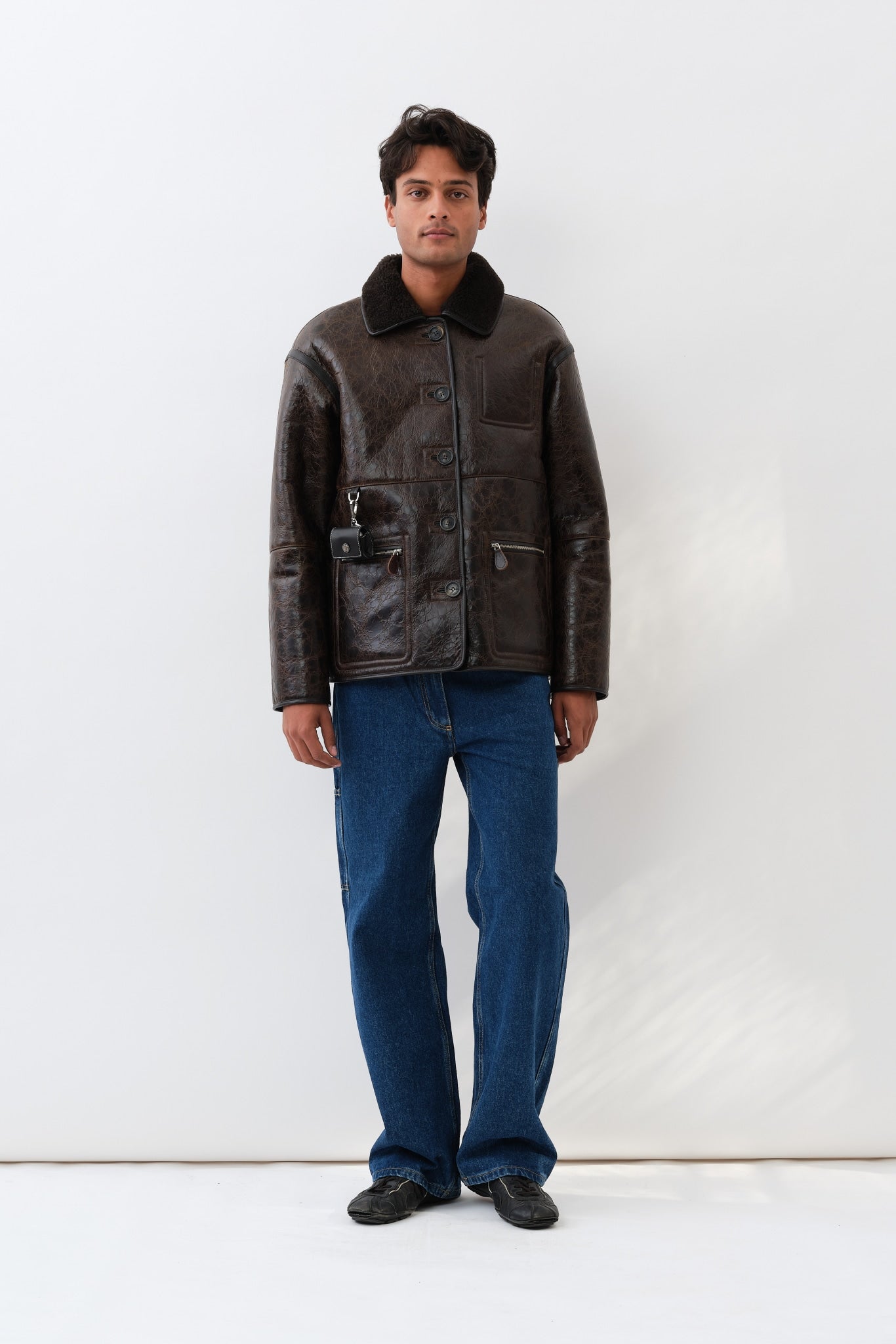 Saks potts leather jacket on sale