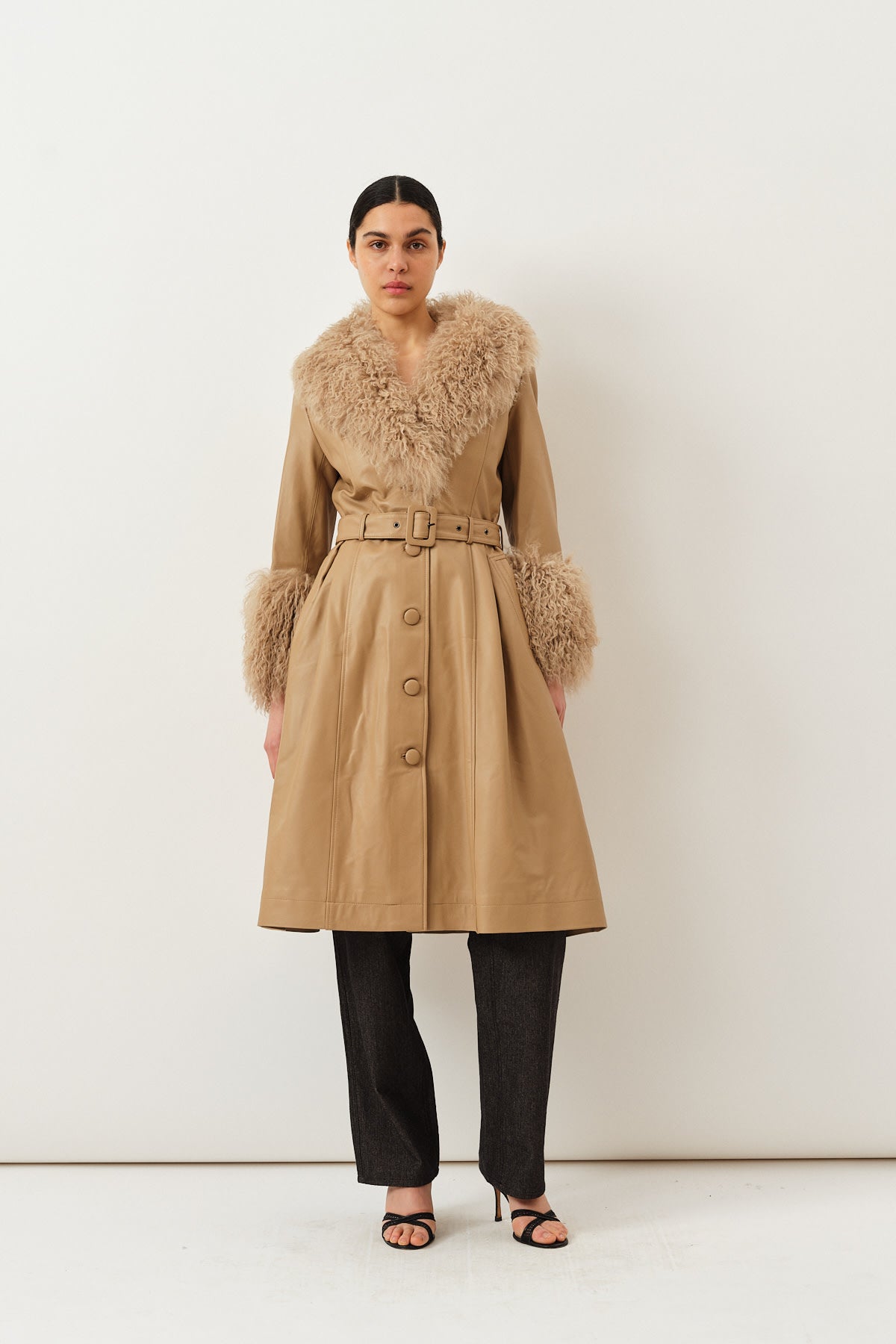 Saks potts pink coat online