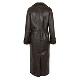 Alexa Trenchcoat — Distressed Brown