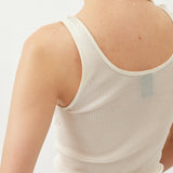 Elsa Oscalito Sleeveless Top — Ivory