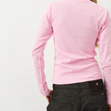 Eloise Longsleeve T-shirt — Pink Fuchsia