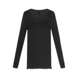 Gisa Oscalito Longsleeve Top — Black