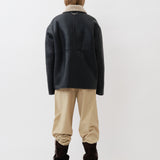 Ada Jacket — Navy / Beige