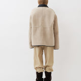 Ada Jacket — Navy / Beige