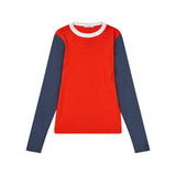 Betsy Longsleeve T-shirt — Bleu / Blanc / Rouge