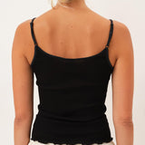 Giulia Oscalito Camisole Top — Black