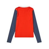 Betsy Longsleeve T-shirt — Bleu / Blanc / Rouge