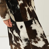 Gio Coat — Brown / White Cow