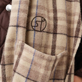 Schatter Scarf — Brown Check