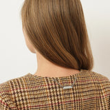 Christie Top — Cafe Latte Plaid