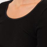 Gisa Oscalito Longsleeve Top — Black