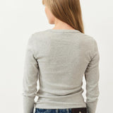 Eloise Longsleeve T-Shirt — Grey Melange