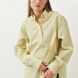 William Shirt — Muted Yellow Stripe