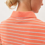 Venus Polo Shirt — Melon Stripe