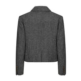 Matteo Blazer — Herringbone Grey