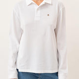 Serena Polo Shirt — White