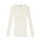 Simona Oscalito Longsleeve Top — Ivory