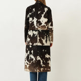 Gio Coat — Brown / White Cow