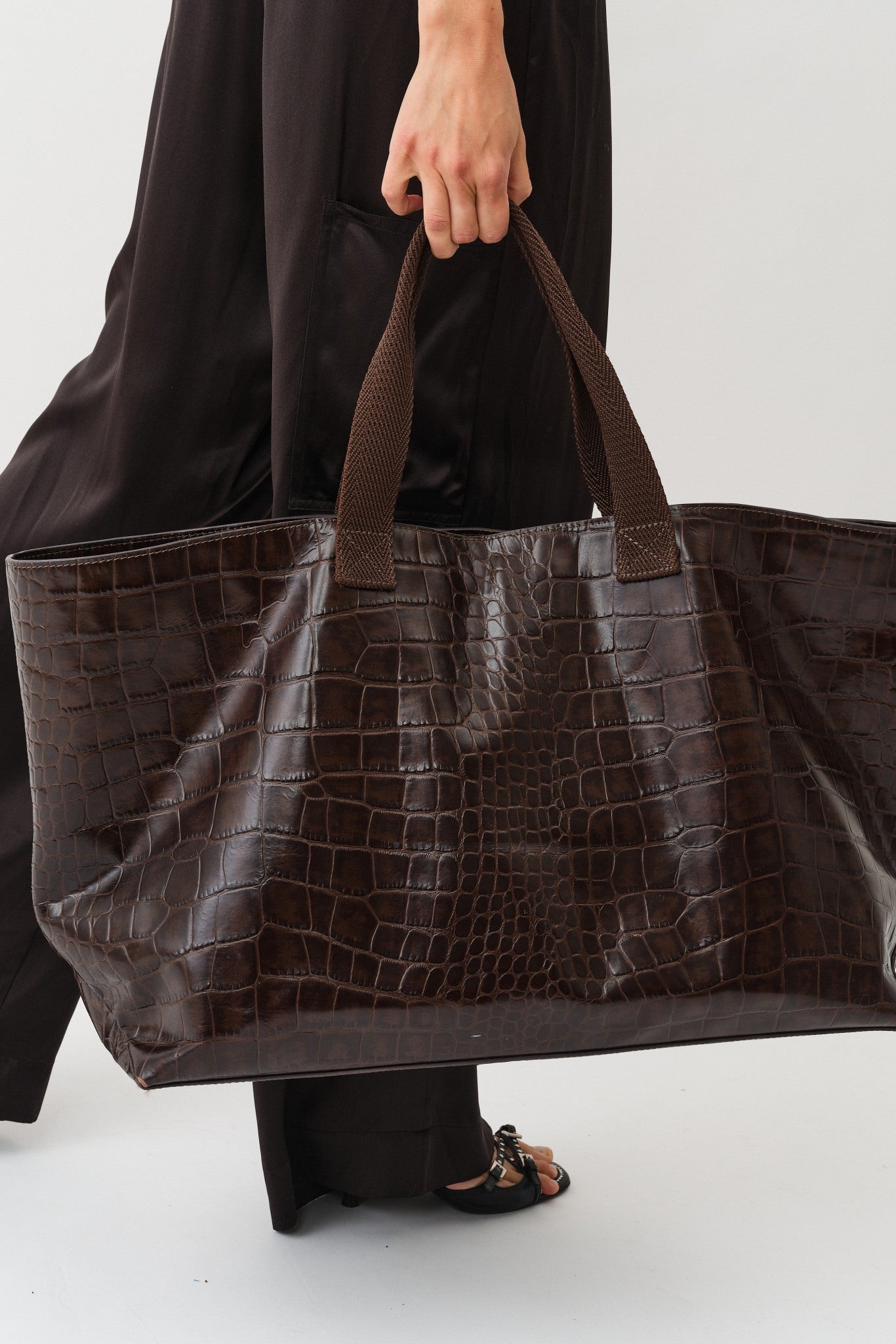 Smidstrup Bag Brown Croco SAKS POTTS