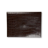 Big Envelope Bag — Brown Croco