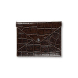 Envelope Bag — Brown Croco