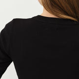 Eloise Longsleeve T-Shirt — Black