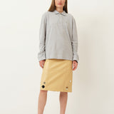 Serena Polo Shirt — Grey Melange