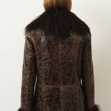 Bonna Coat — Distressed Brown