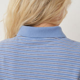 Serena Polo Shirt — Blue Stripe